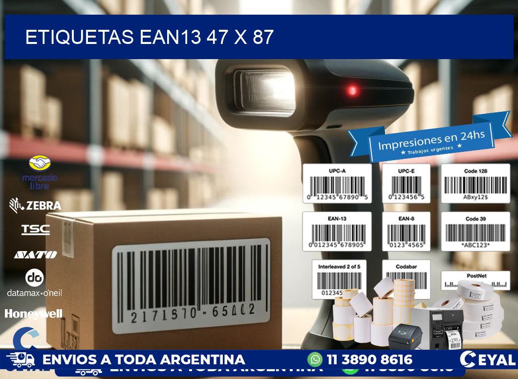 ETIQUETAS EAN13 47 x 87