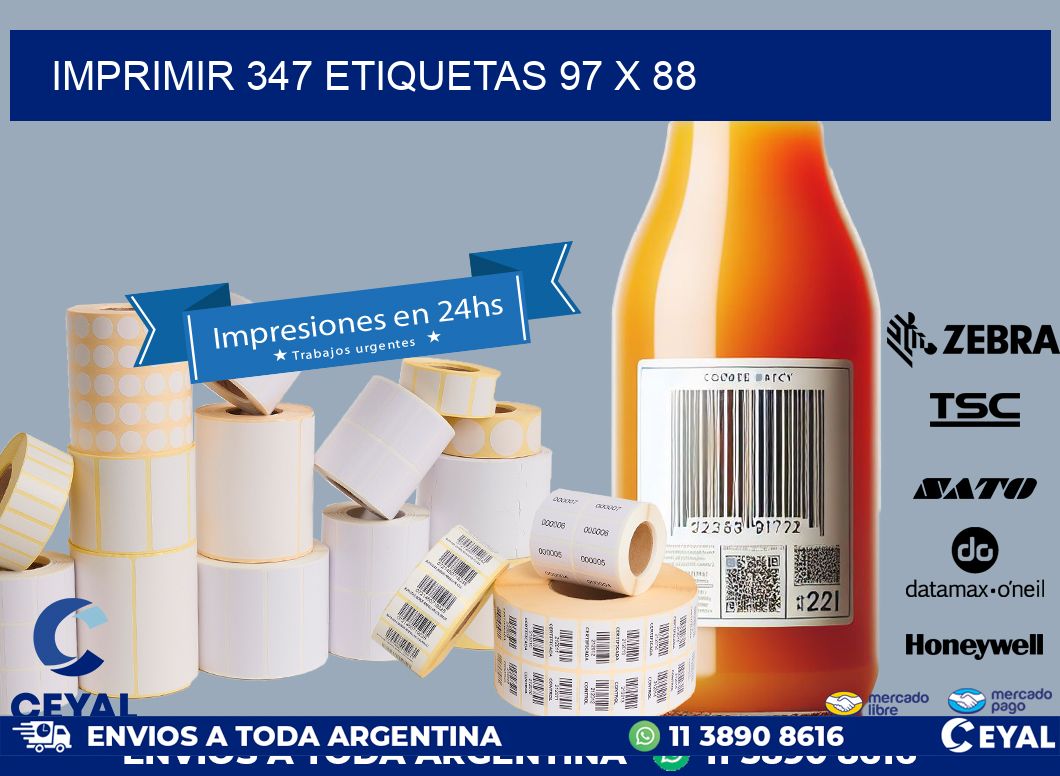 IMPRIMIR 347 ETIQUETAS 97 x 88