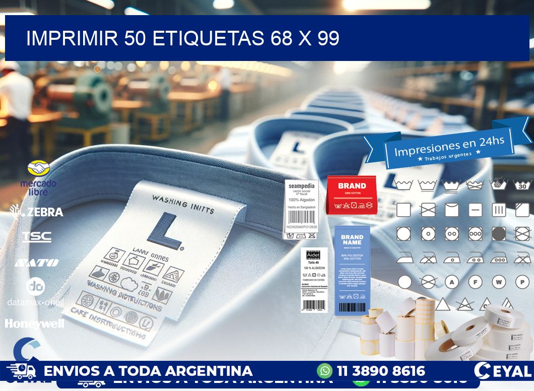 IMPRIMIR 50 ETIQUETAS 68 x 99