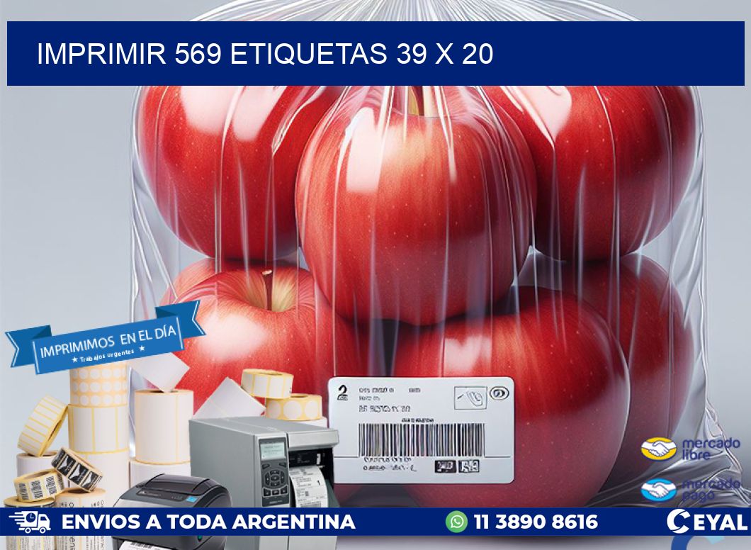 IMPRIMIR 569 ETIQUETAS 39 x 20