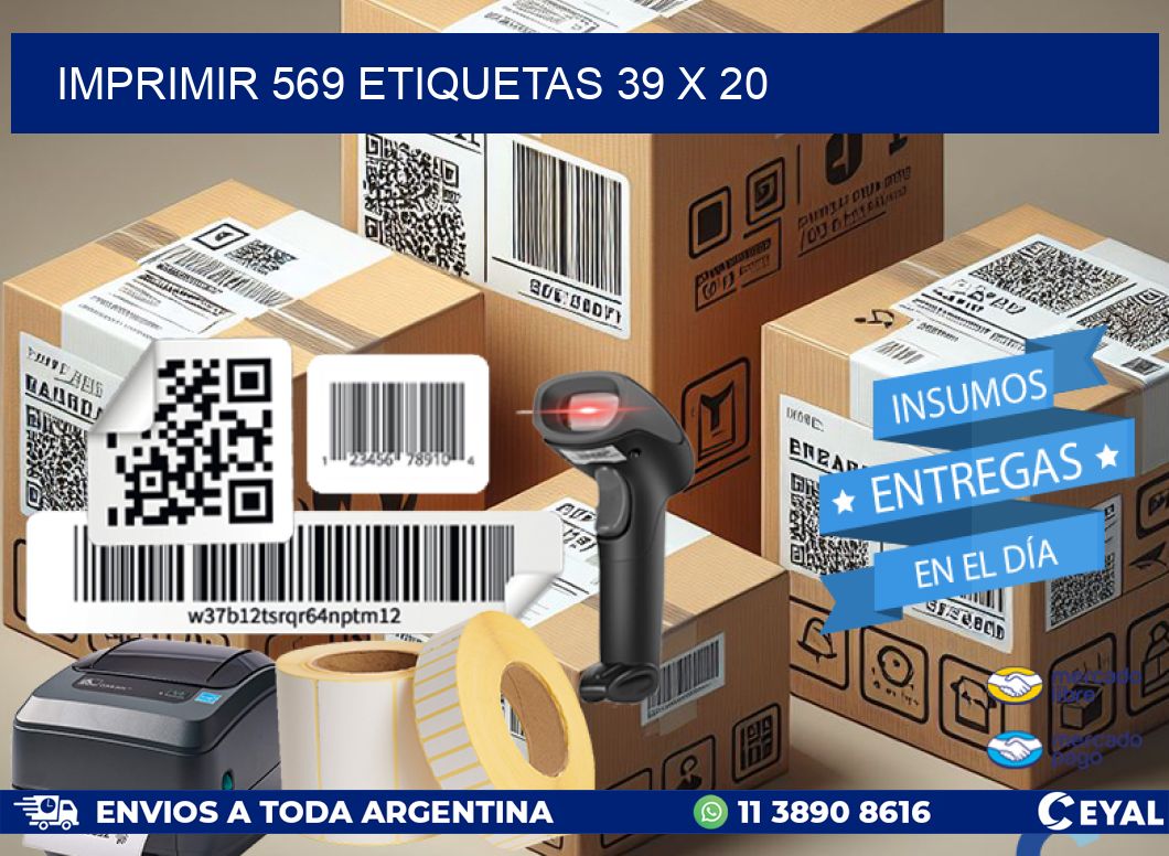 IMPRIMIR 569 ETIQUETAS 39 x 20