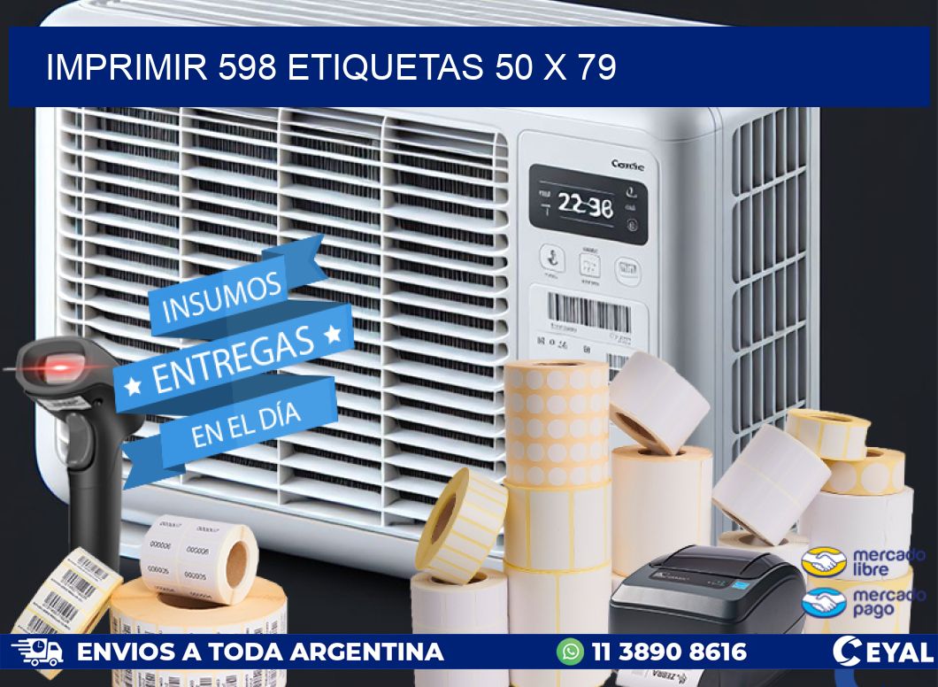 IMPRIMIR 598 ETIQUETAS 50 x 79