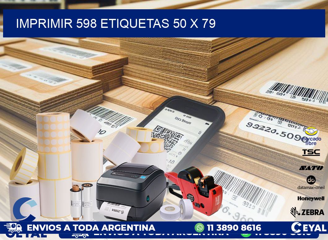 IMPRIMIR 598 ETIQUETAS 50 x 79