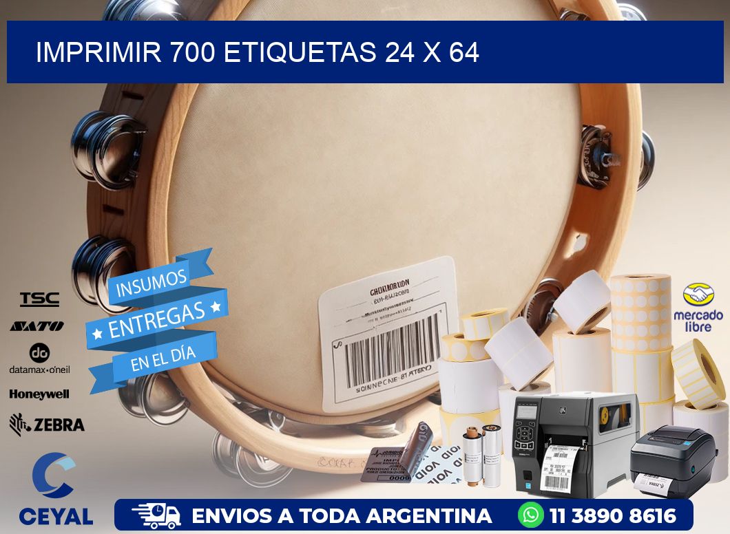IMPRIMIR 700 ETIQUETAS 24 x 64