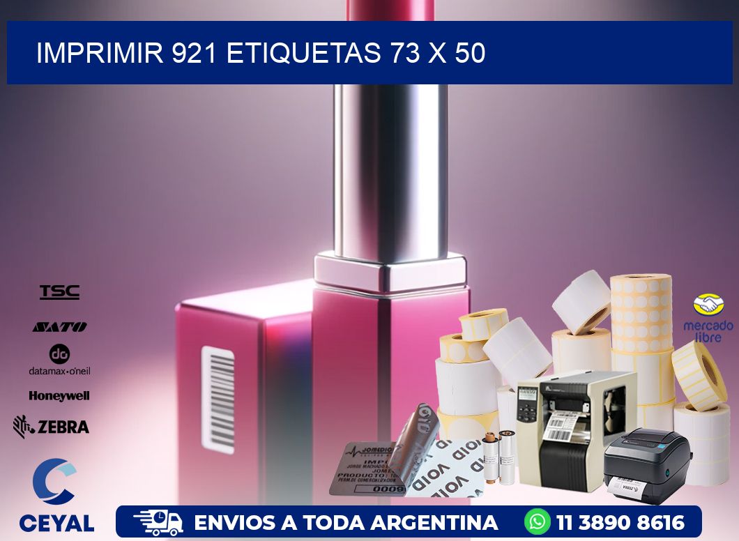 IMPRIMIR 921 ETIQUETAS 73 x 50