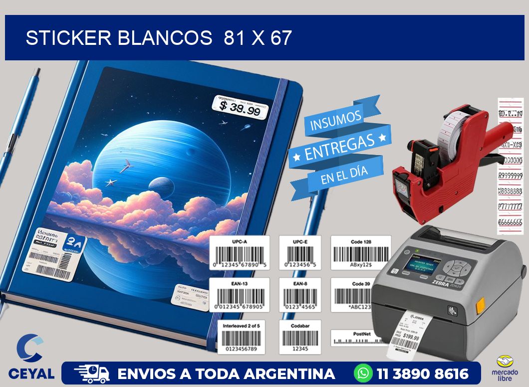 STICKER BLANCOS 81 x 67