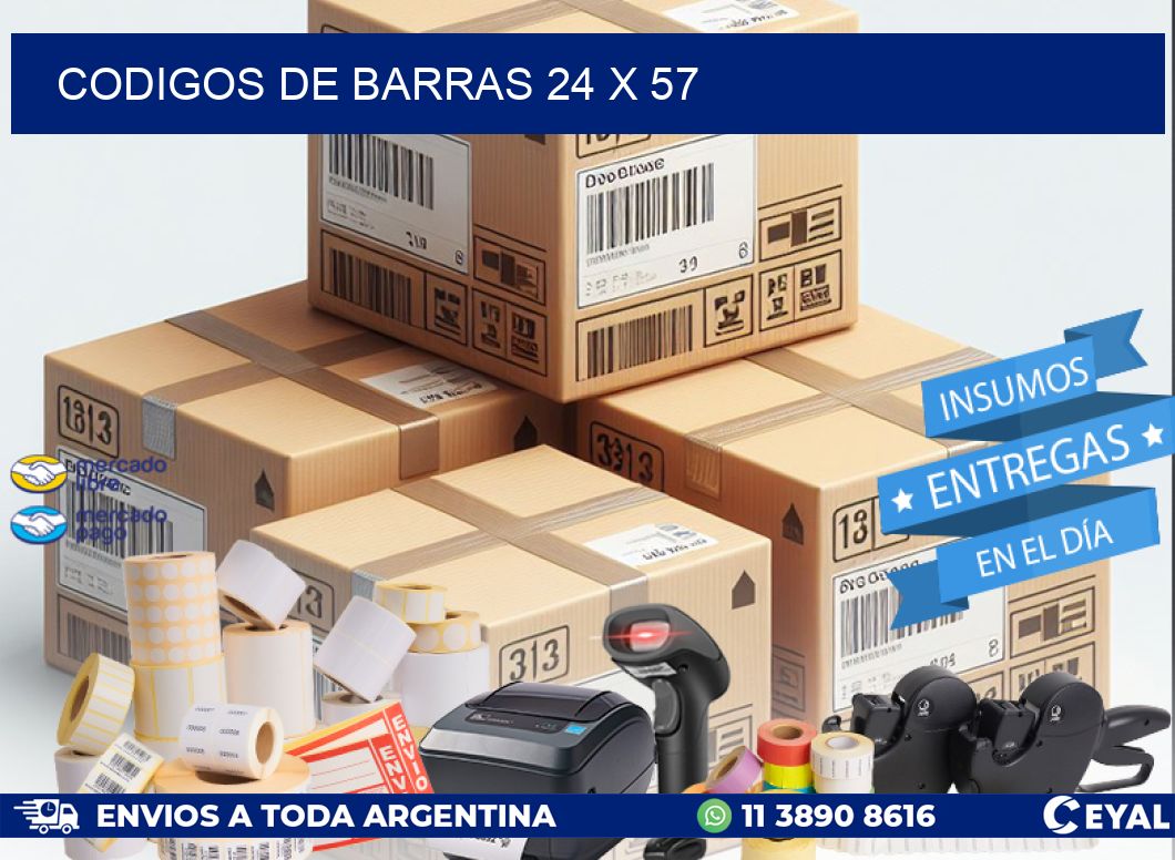 codigos de barras 24 x 57