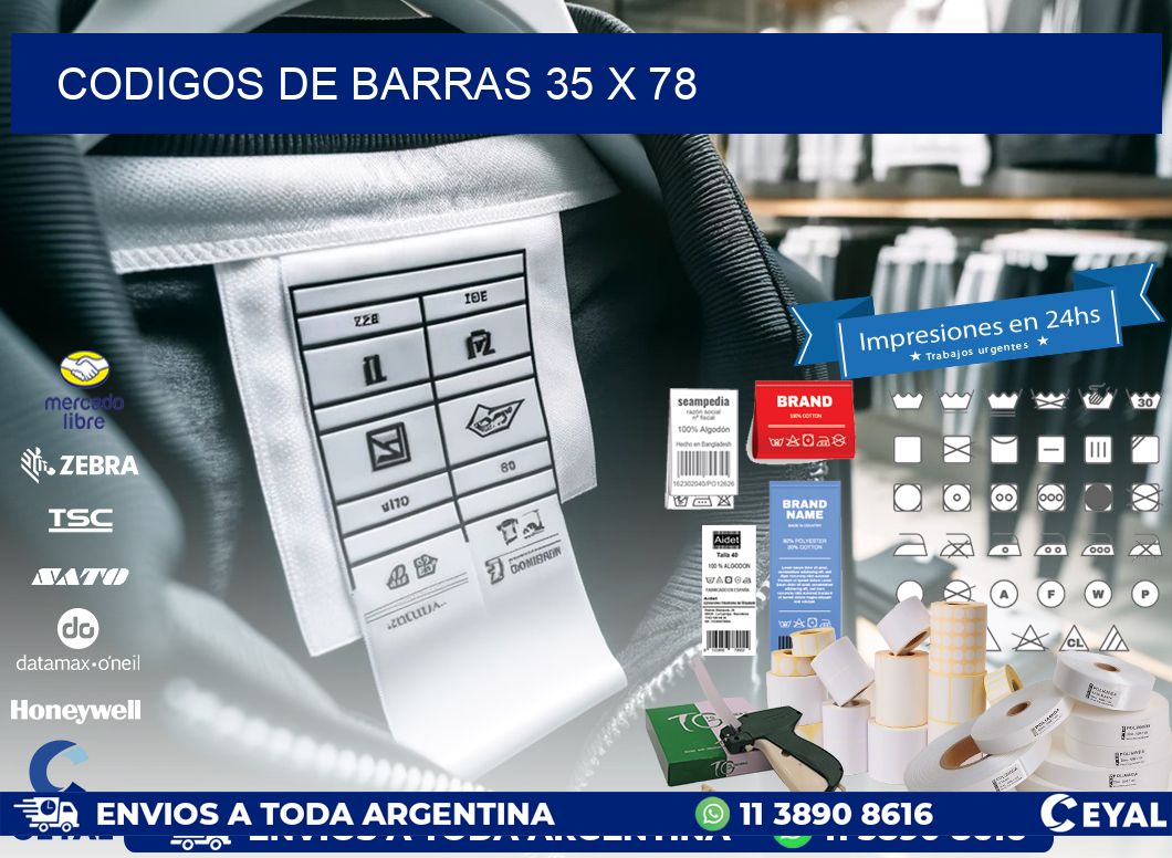 codigos de barras 35 x 78