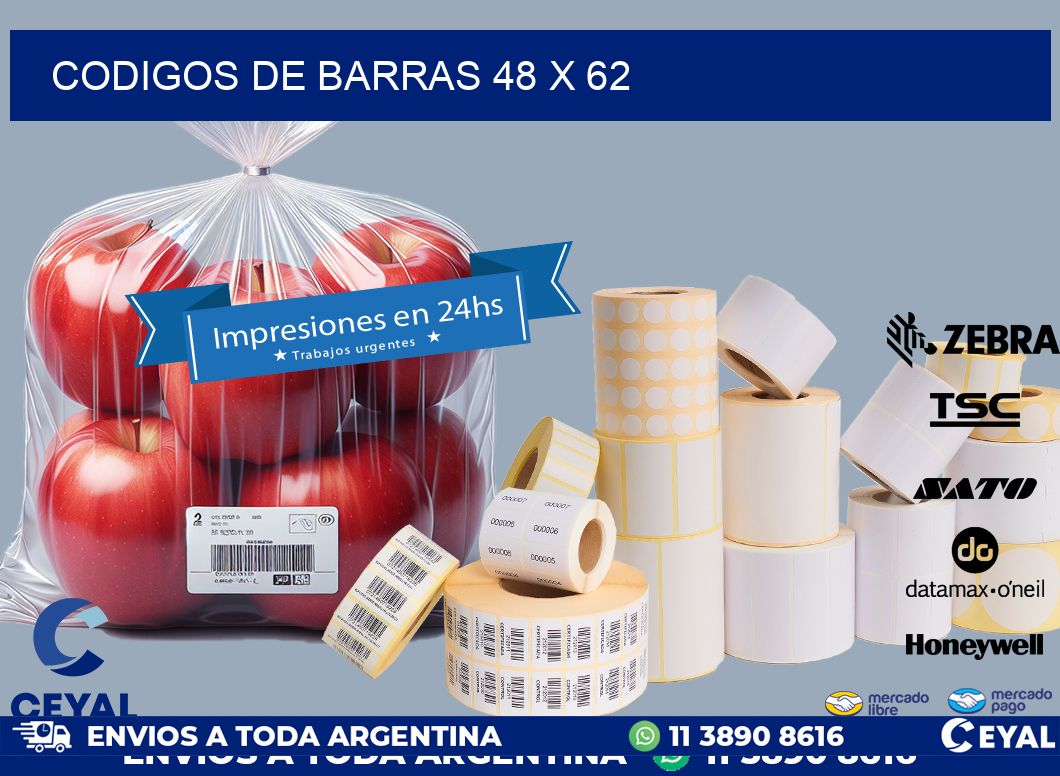 codigos de barras 48 x 62