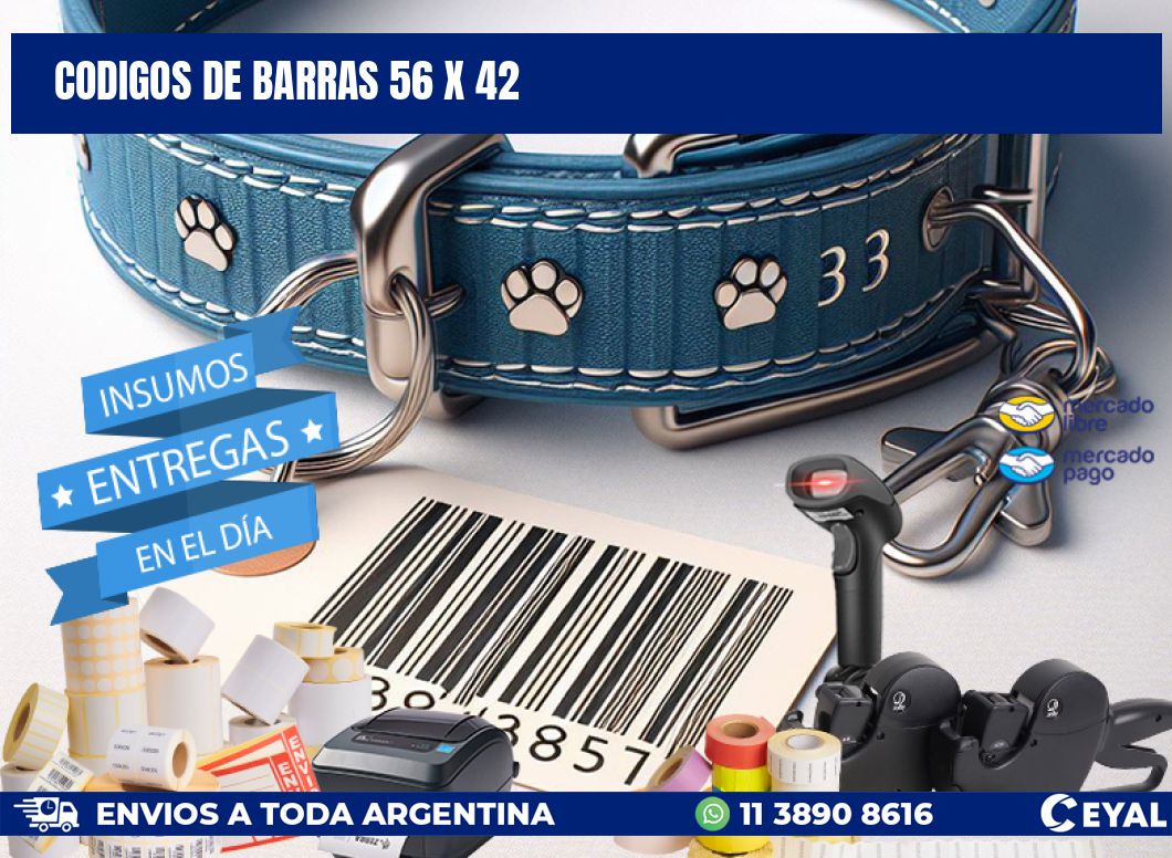 codigos de barras 56 x 42