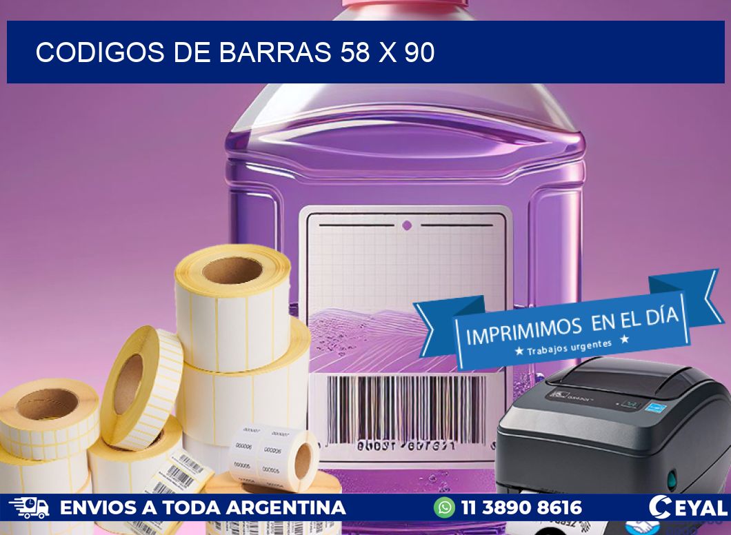 codigos de barras 58 x 90