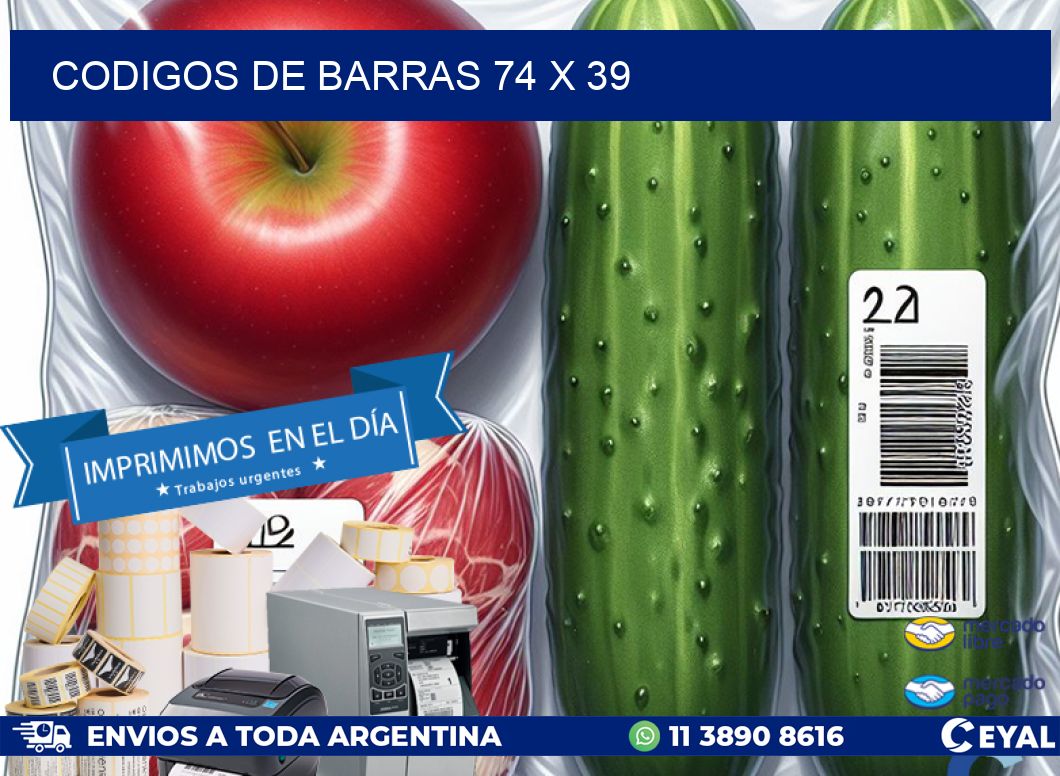 codigos de barras 74 x 39