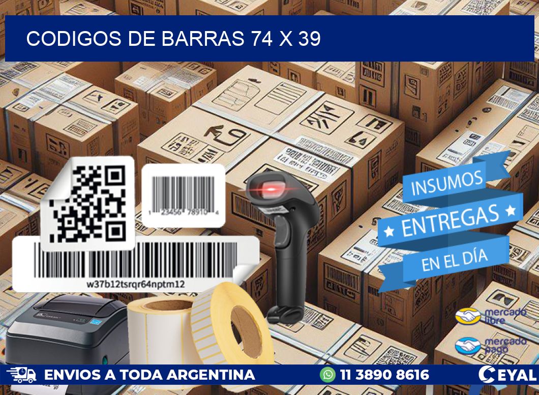 codigos de barras 74 x 39