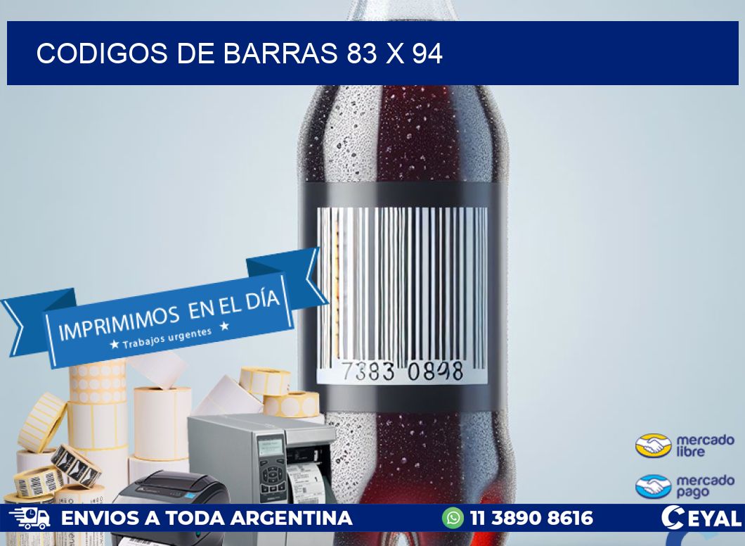codigos de barras 83 x 94