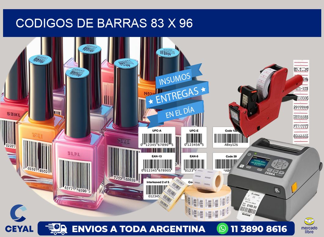 codigos de barras 83 x 96
