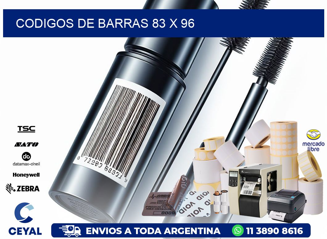 codigos de barras 83 x 96