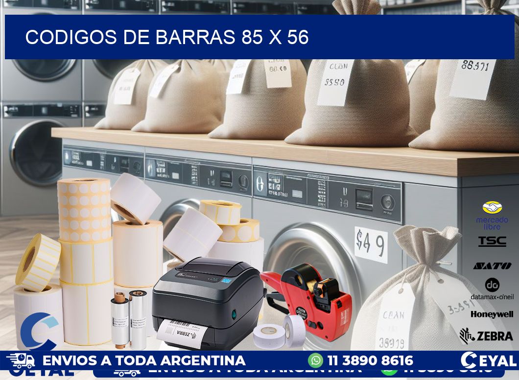 codigos de barras 85 x 56
