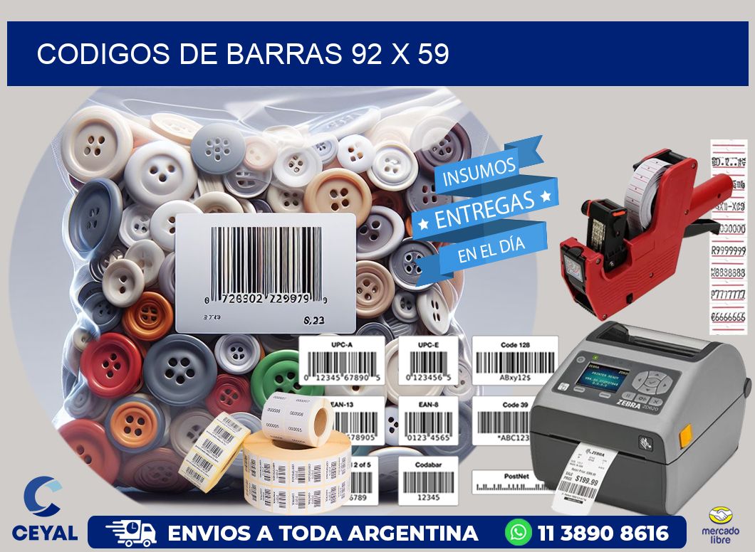 codigos de barras 92 x 59