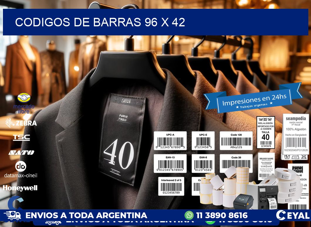 codigos de barras 96 x 42