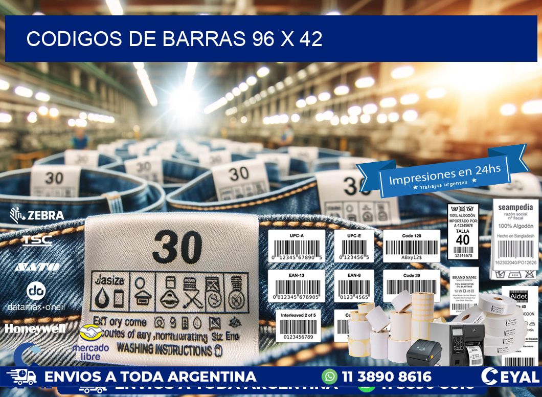 codigos de barras 96 x 42