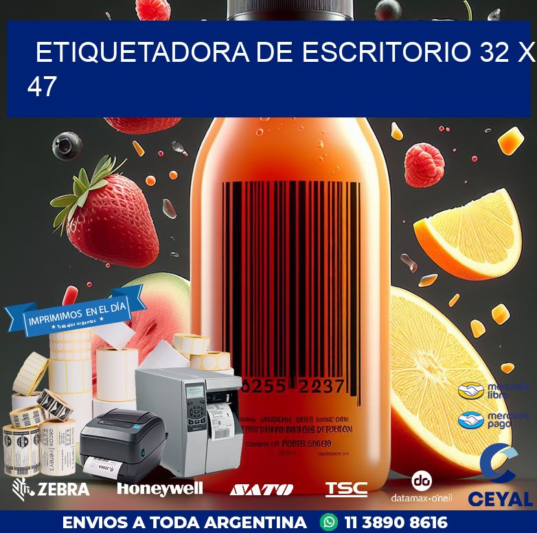 etiquetadora de escritorio 32 x 47