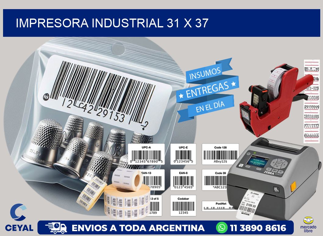 impresora industrial 31 x 37