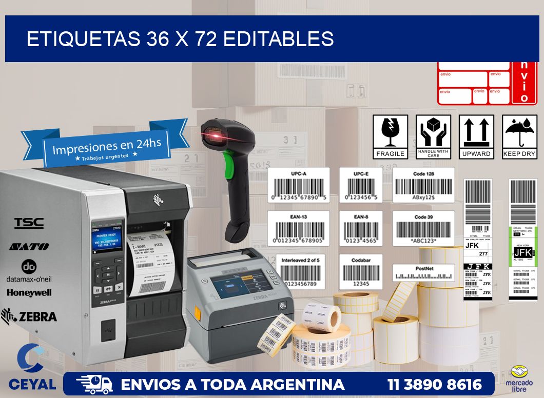 ETIQUETAS 36 x 72 EDITABLES
