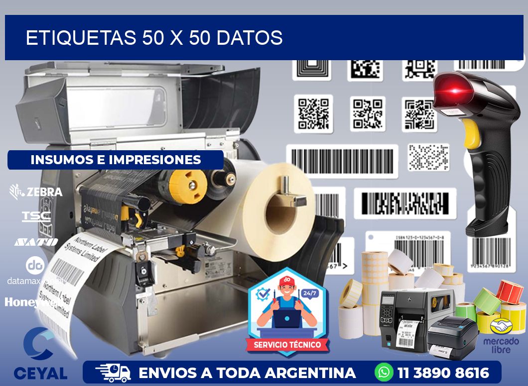 ETIQUETAS 50 x 50 DATOS