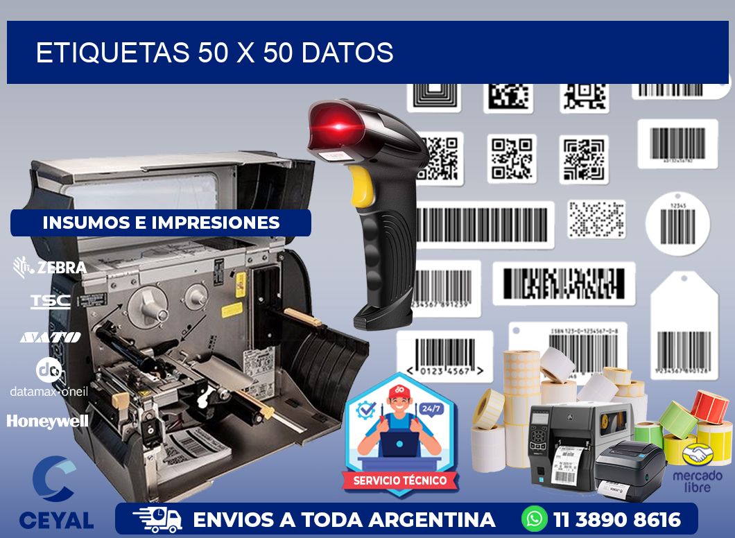 ETIQUETAS 50 x 50 DATOS