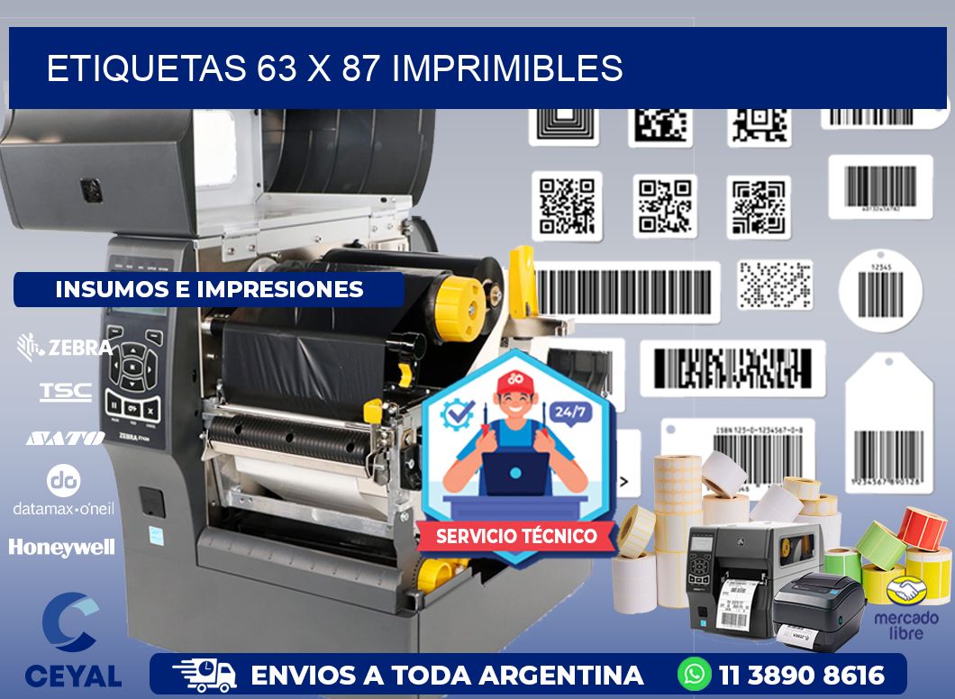 ETIQUETAS 63 x 87 IMPRIMIBLES
