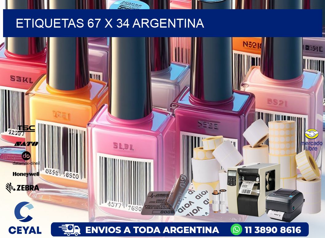 ETIQUETAS 67 x 34 ARGENTINA