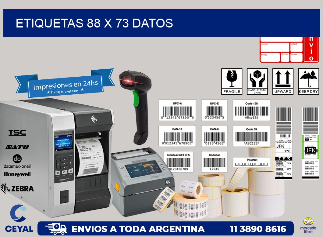 ETIQUETAS 88 x 73 DATOS