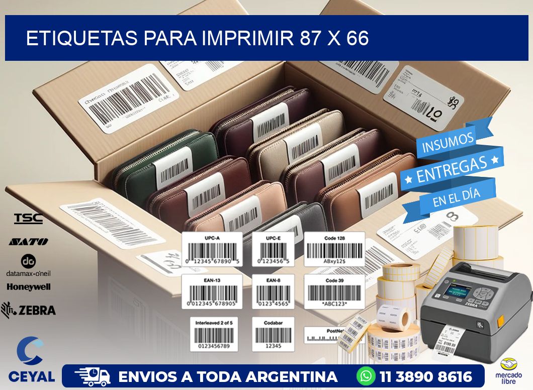 etiquetas para imprimir 87 x 66