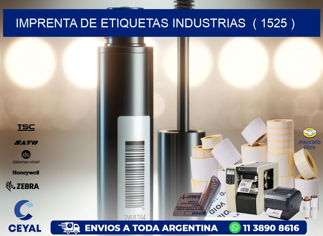 imprenta de etiquetas industrias  ( 1525 )