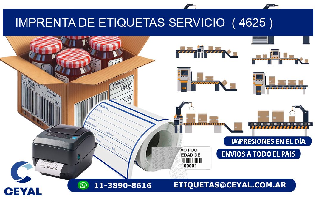 imprenta de etiquetas servicio  ( 4625 )