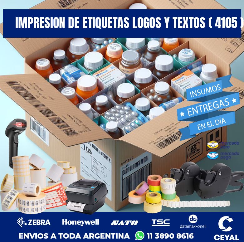 impresion de etiquetas logos y textos ( 4105 )