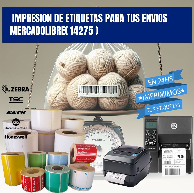 impresion de etiquetas para tus envios mercadolibre( 14275 )