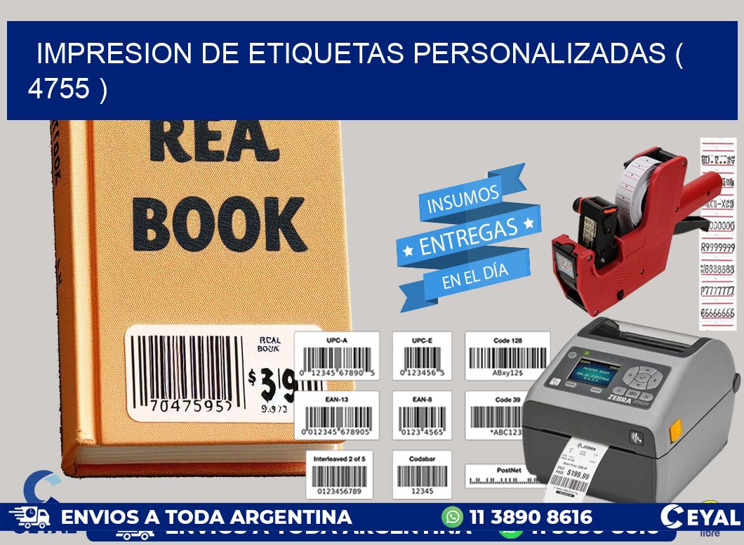 impresion de etiquetas personalizadas ( 4755 )