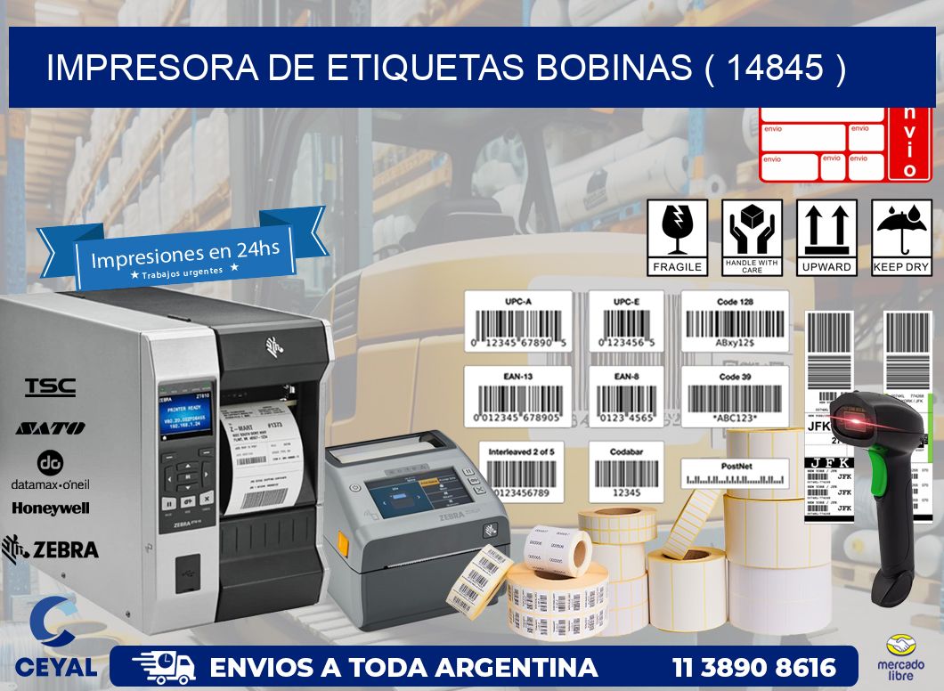 impresora de etiquetas bobinas ( 14845 )