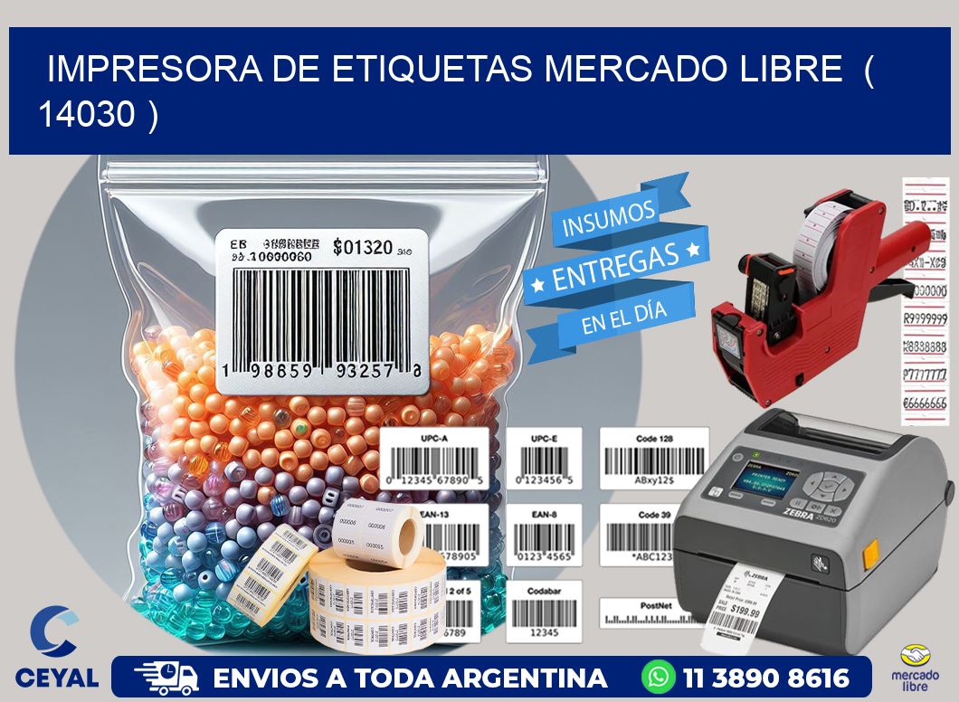 impresora de etiquetas mercado libre  ( 14030 )