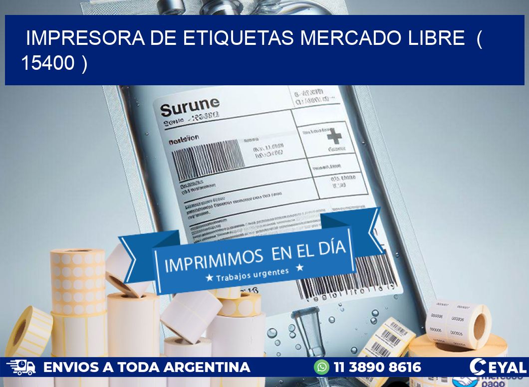 impresora de etiquetas mercado libre  ( 15400 )