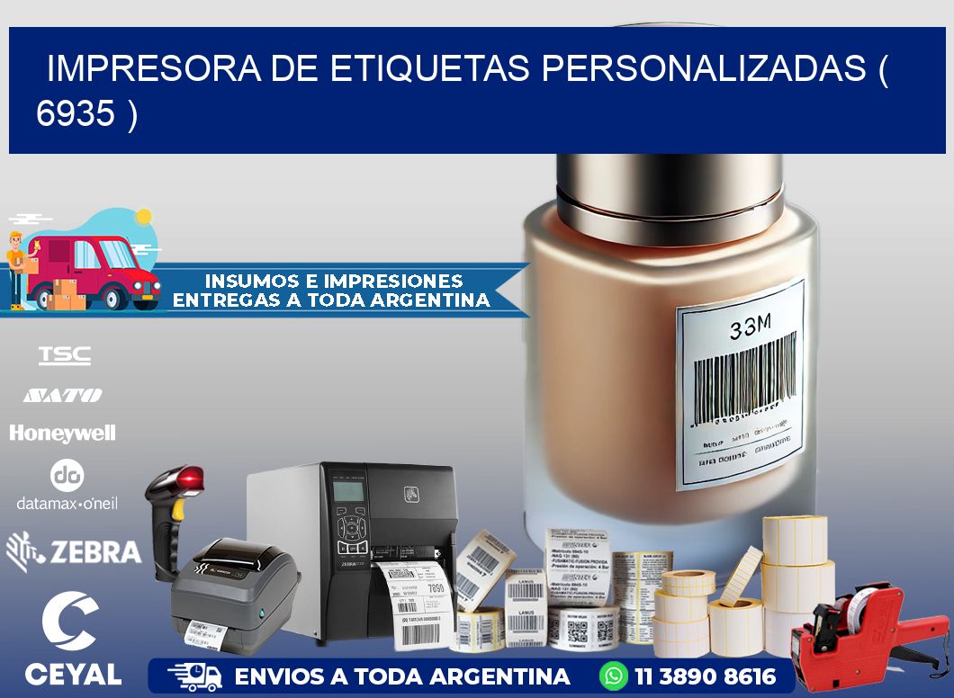 impresora de etiquetas personalizadas ( 6935 )