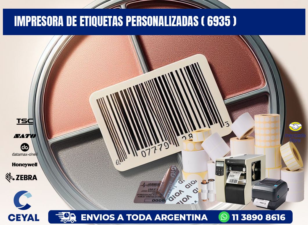 impresora de etiquetas personalizadas ( 6935 )