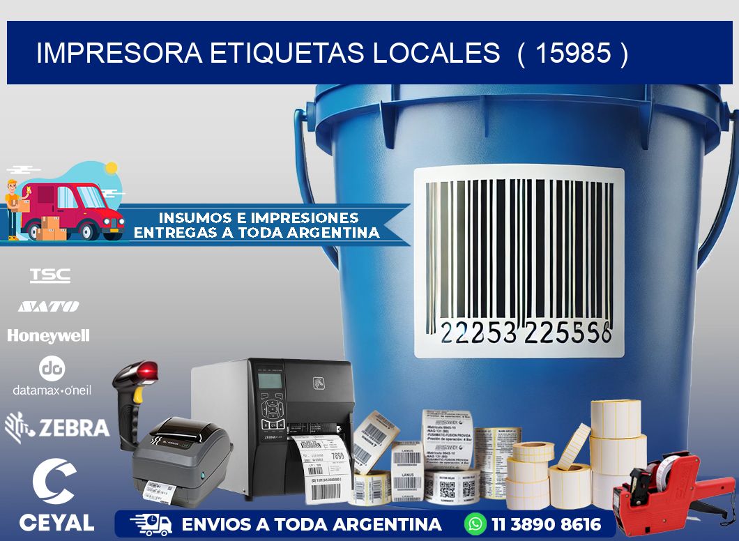 impresora etiquetas locales  ( 15985 )