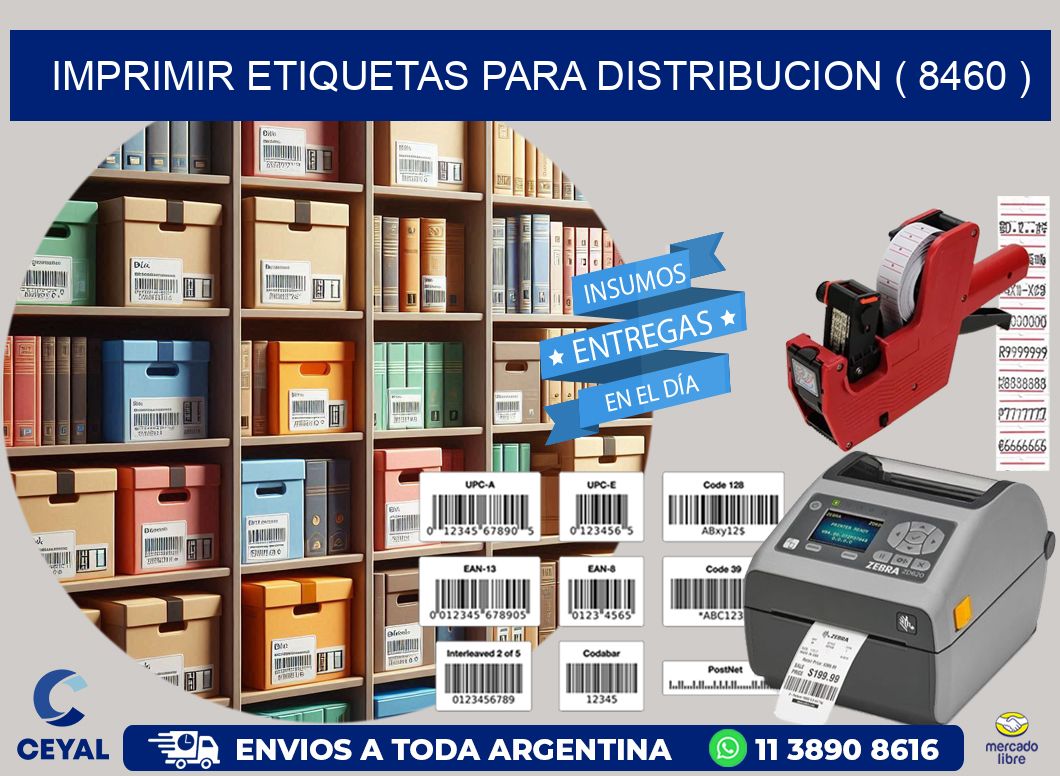 imprimir etiquetas para distribucion ( 8460 )