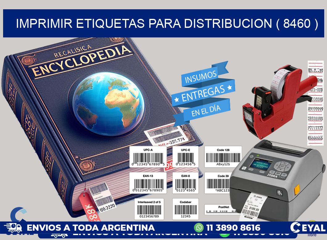 imprimir etiquetas para distribucion ( 8460 )