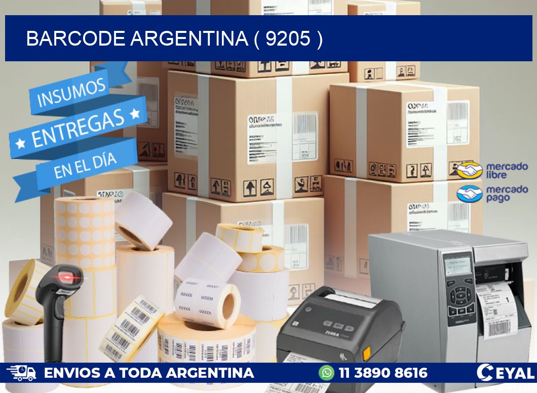 BARCODE ARGENTINA ( 9205 )