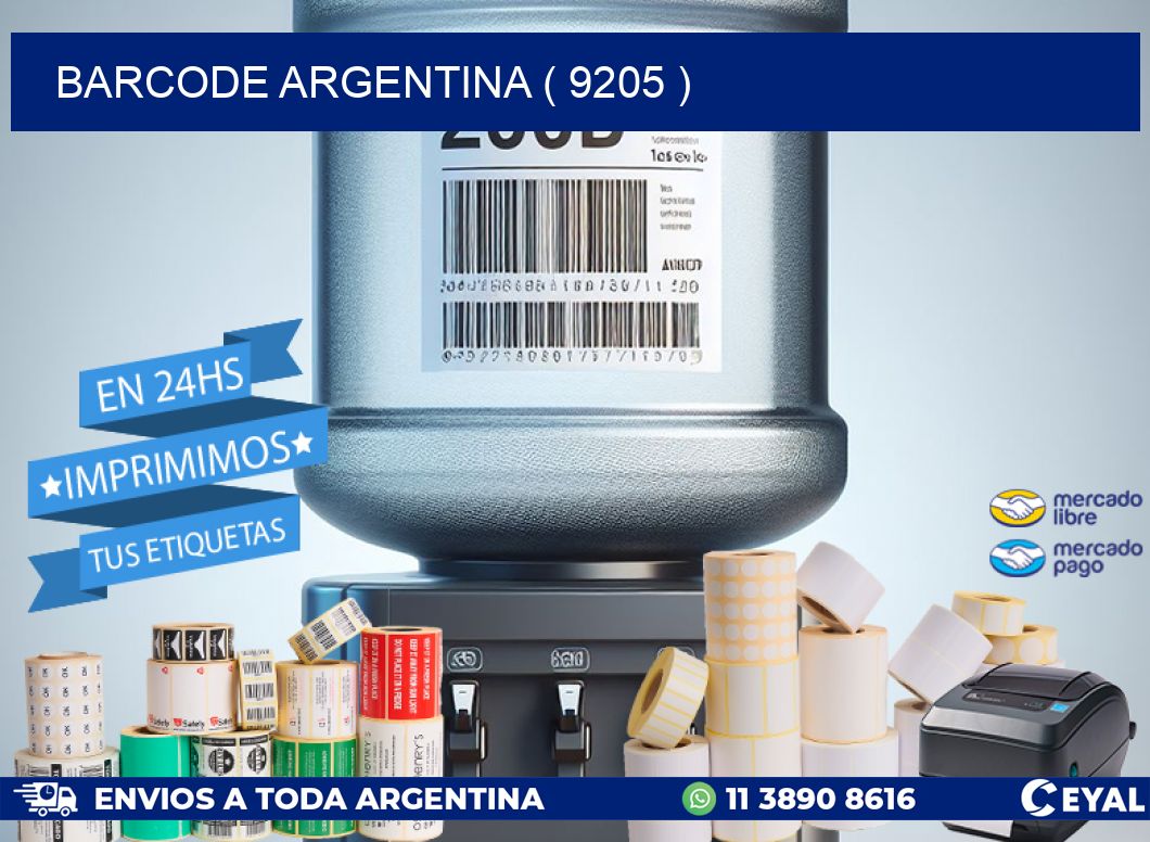 BARCODE ARGENTINA ( 9205 )