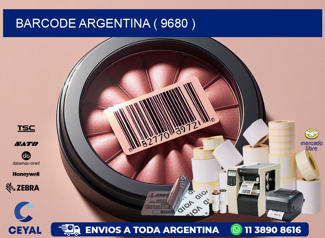 BARCODE ARGENTINA ( 9680 )