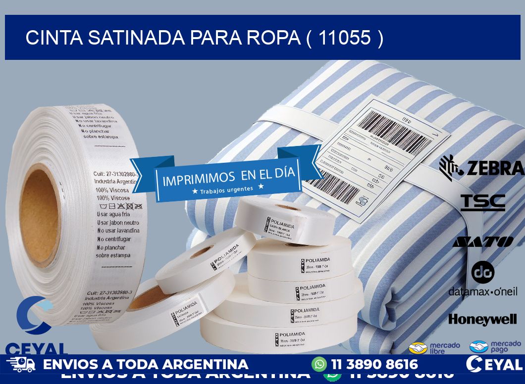 CINTA SATINADA PARA ROPA ( 11055 )